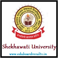 Shekhawati University Sikar Result 2018 BA B.Sc B.Com Shekhauni.ac.in