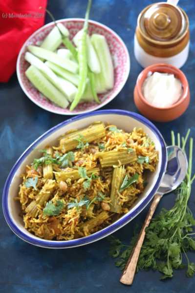 Shenga Masale Bhat (Maharashtrian Drumstick Masala Rice) - Masalachilli - A Celebration Of Indian Vegetarian Cooking, With A Twist!