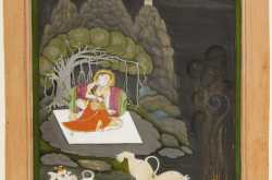 Shiva Incinerates Kama, Lord of Desire (Madana Bhasma) - Devgarh, Mewar, Rajasthan, Circa 1820 - Old Indian Arts