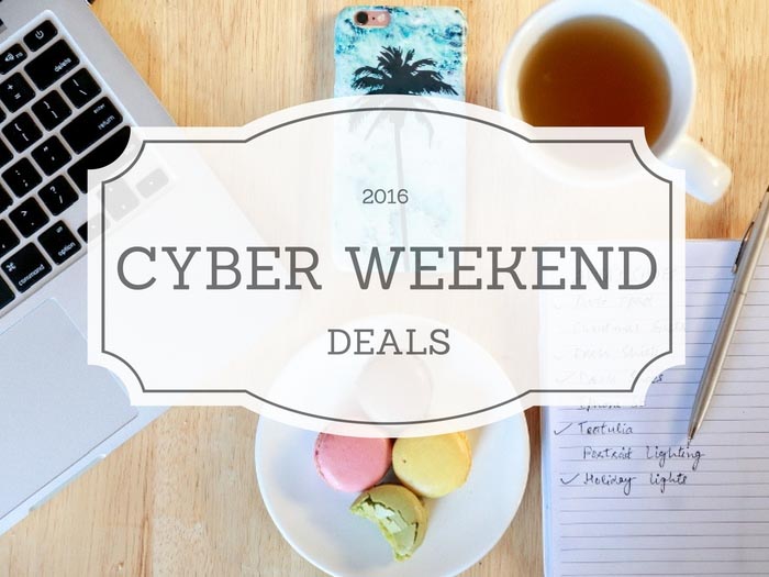 Shopping Guide: 2016 Cyber Weekend Deals + Black Friday Weekend