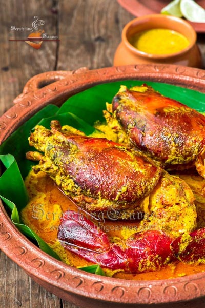 Shorshe Chingri Recipe | Golda Chingri Shorshe Bata Narkel Diye - Scratching Canvas