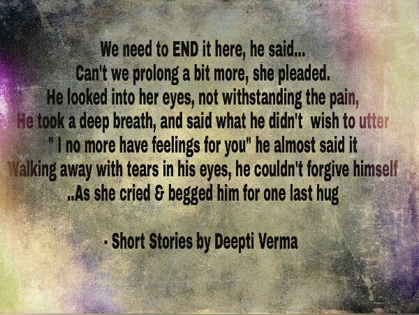 Short Stories - The Unsaid Love!