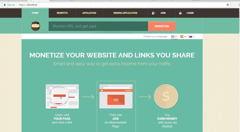 Shorte St Review : Payment Proof & Cpm Rate - Money Earn Way