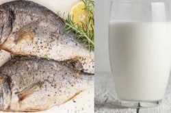 Side effect of drinking Milk after eating fish.