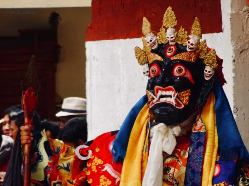 Significance Of Cham Dance At Gustar Festival, Key Monastery, Spiti