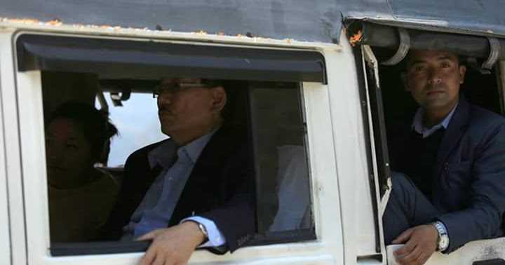 Sikkim Chief Minister Reaches Namchi On A Local Taxi