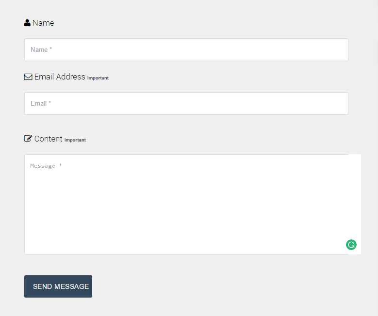 Simple Way To Create Contact Form For Blogger On Static Page Using HTML Code