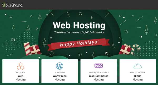 SiteGround Christmas 2019 SALE - 70% OFF (~Best Hosting Deal~) - Web Hosting Insights
