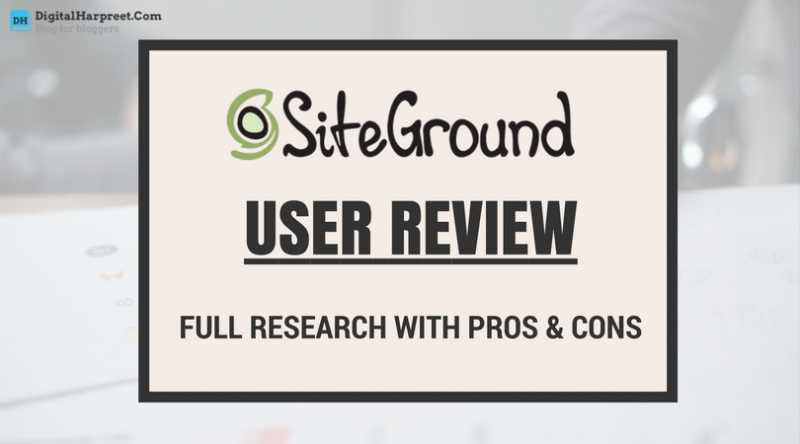 SiteGround User Review: My Research With Pros & Cons | DH