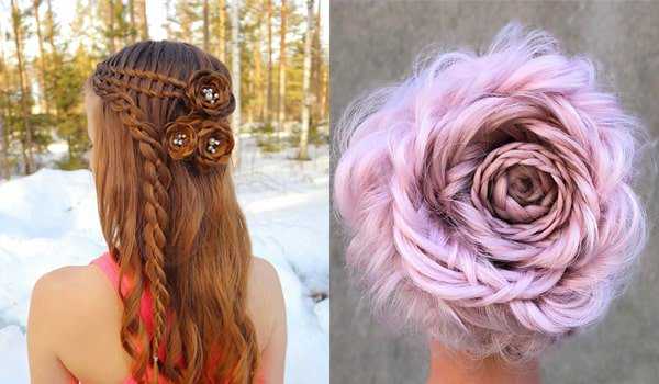 Six Dope Ways To Create Braided Rose Hairstyles