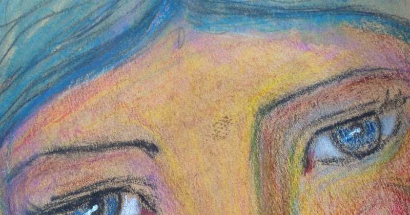 Sketching Faces In Little Birdie Eco Journal Mixed Media 