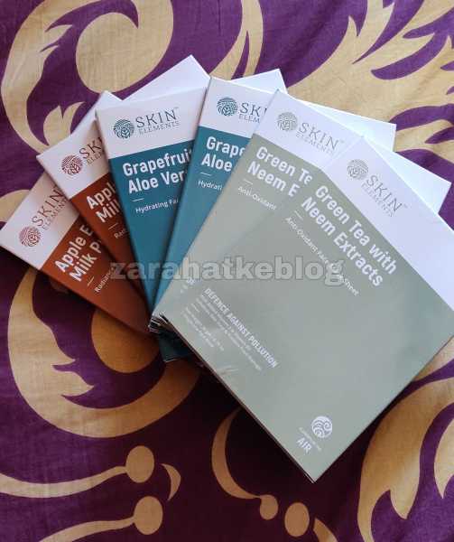 Skin Elements - #ProductReview: Sheet Face Masks - Zarahatkeblog