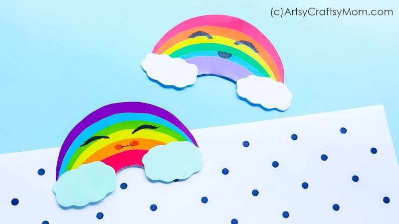 Smiling Rainbow Paper Craft
