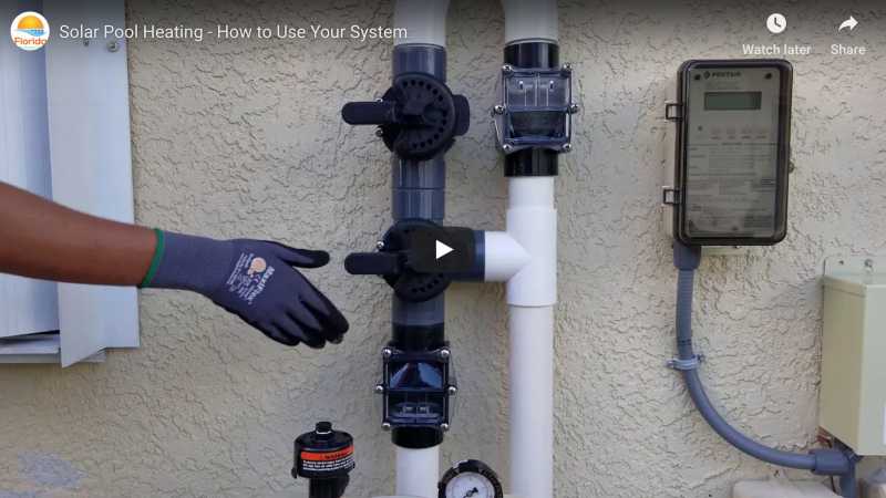 Solar Pool Heating How To Video Released - Florida Solar Design Group