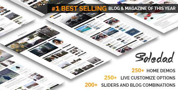 Soledad - Multi-Concept Blog/Magazine WP Theme Free Download