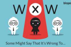 some might say that it’s wrong