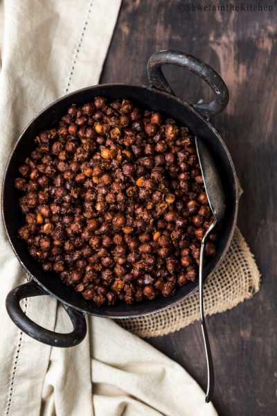 Sookhe Kale Chane - Dry Black Chickpeas Curry - Shweta In The Kitchen