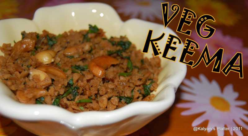Soya Granules Fry | Veg Keema Fry