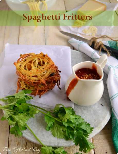 Spaghetti Fritters