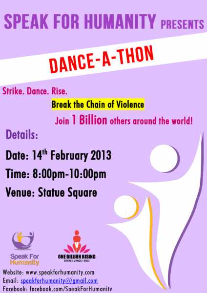 Speak For Humanity: One Billion Rising - Dance-A-Thon! 