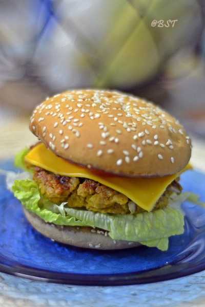 Spiced Chickpea Burger - The Big Sweet Tooth