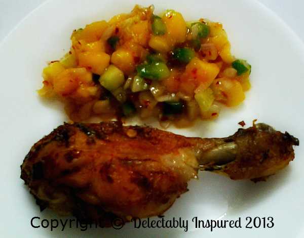 Spicy Grilled Chicken With Mango Salsa