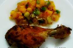 Spicy Grilled Chicken with Mango Salsa