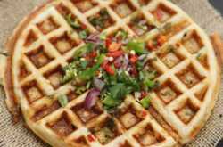 Spicy Picante Pepper Dosa Waffle