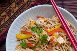 Spicy Soba Noodles & Tofu Salad In Peanut Butter-Basil Dressing;Maharaja Whiteline TurboMix King Hand Blender’s Review; Light Meal On Monday- Post 1; Step Wise