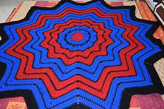 Spiderman Themed Ripple Blanket