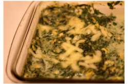 Spinach and Babycorn Bake