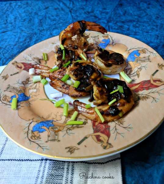 Sriracha Shrimp Recipe - Rachna Cooks