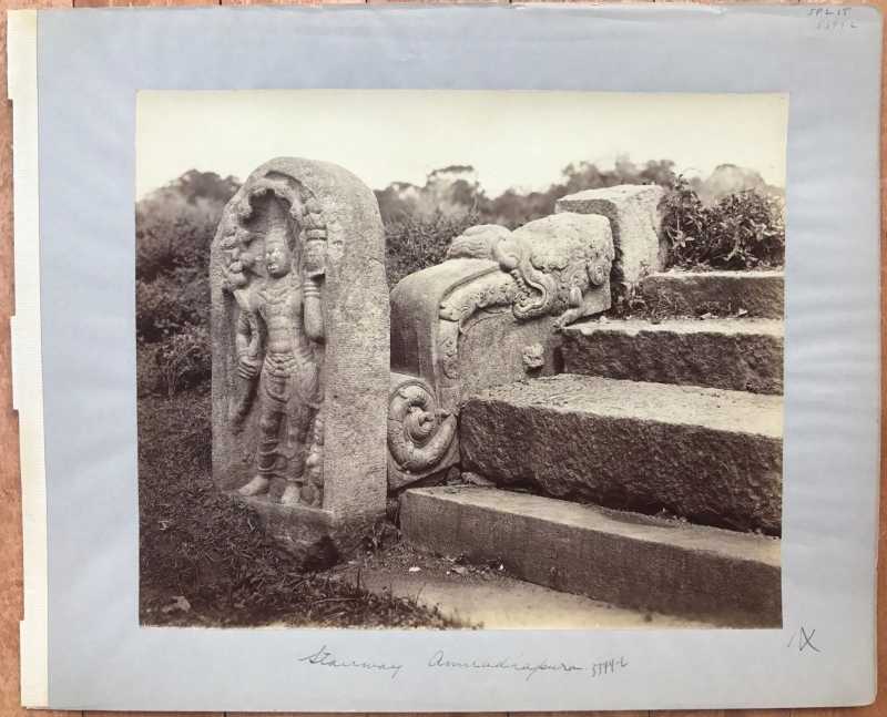 Stairway In Anuradhapura - Sri Lanka, C. 1870