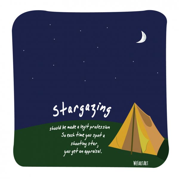Stargazing.