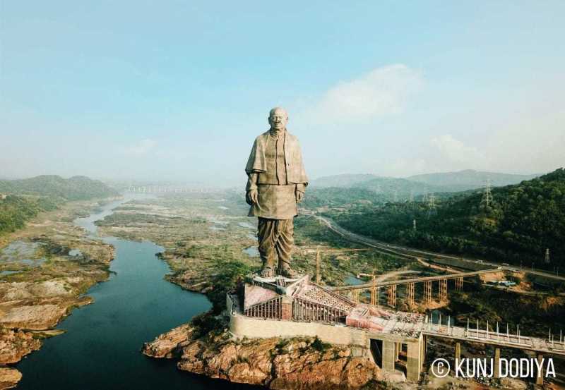 Statue Of Unity, Narmada, Gujarat [Drone Images & Videos]
