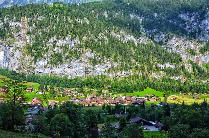 Staubbach Fall, Lauterbrunnen, Switzerland