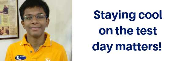 Staying Cool On The Test Day Matters - Jamboree Education