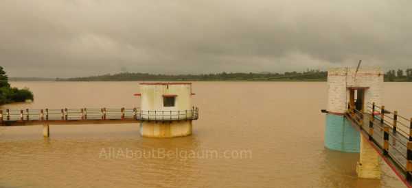 Steady Flow Of Water Fills Half Of Rakaskop - All About Belgaum