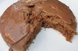 Steamed Chocolate Cake ~ a healthy treat!