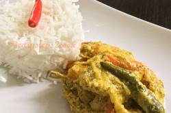 Steamed Prawn or Vapa Chingri