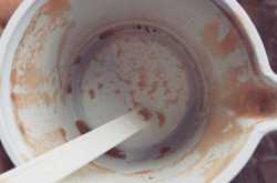 Sticky coffee fingers