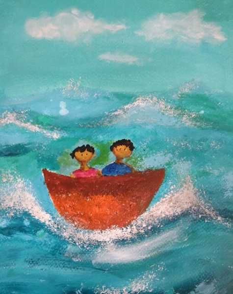 Stippling Brush Painting - LilCreativeKids