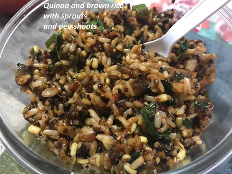 Stiry Fry With Seeds Of Change Brown Rice, Quinoa And Sprouts