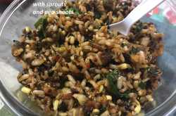 Stiry fry with Seeds of change brown rice, quinoa and sprouts