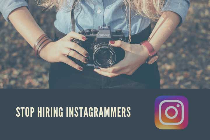 Stop Hiring Instagrammers For Photography Jobs - Yatharth Gupta