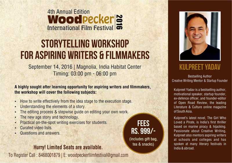 Storytelling Workshop For Aspiring Writers And Young Filmmakers 