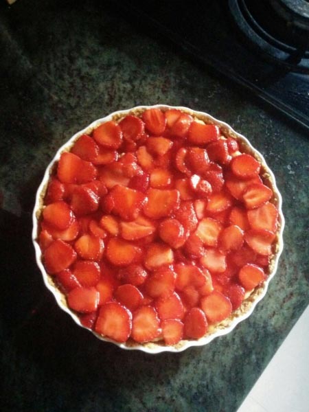 Strawberry Banana Pie