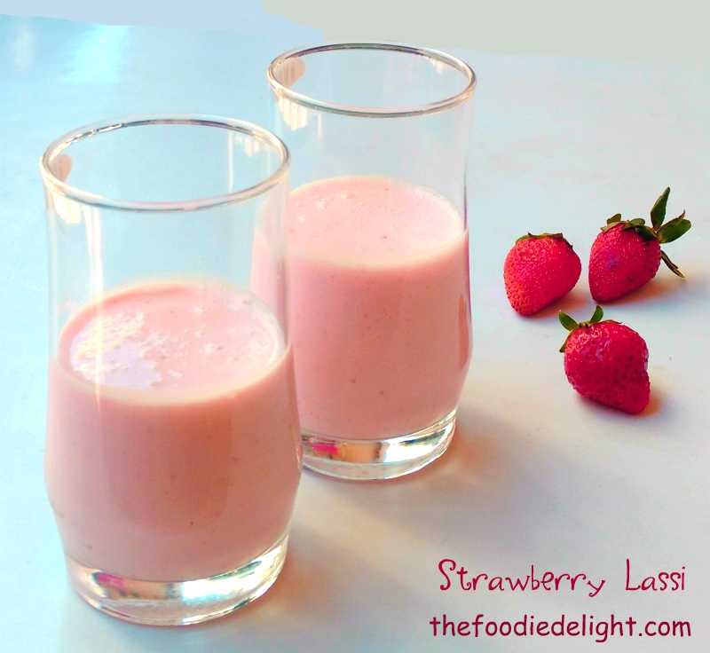 Strawberry Lassi Recipe