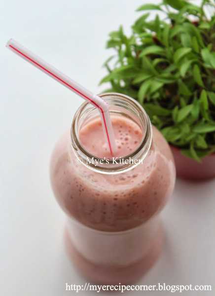 Strawberry And Banana Smoothie