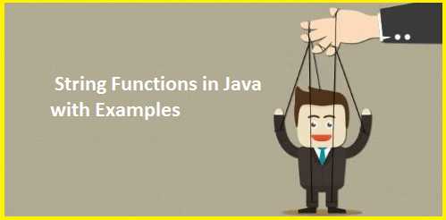 String Functions In Java With Examples · Java Learnings
